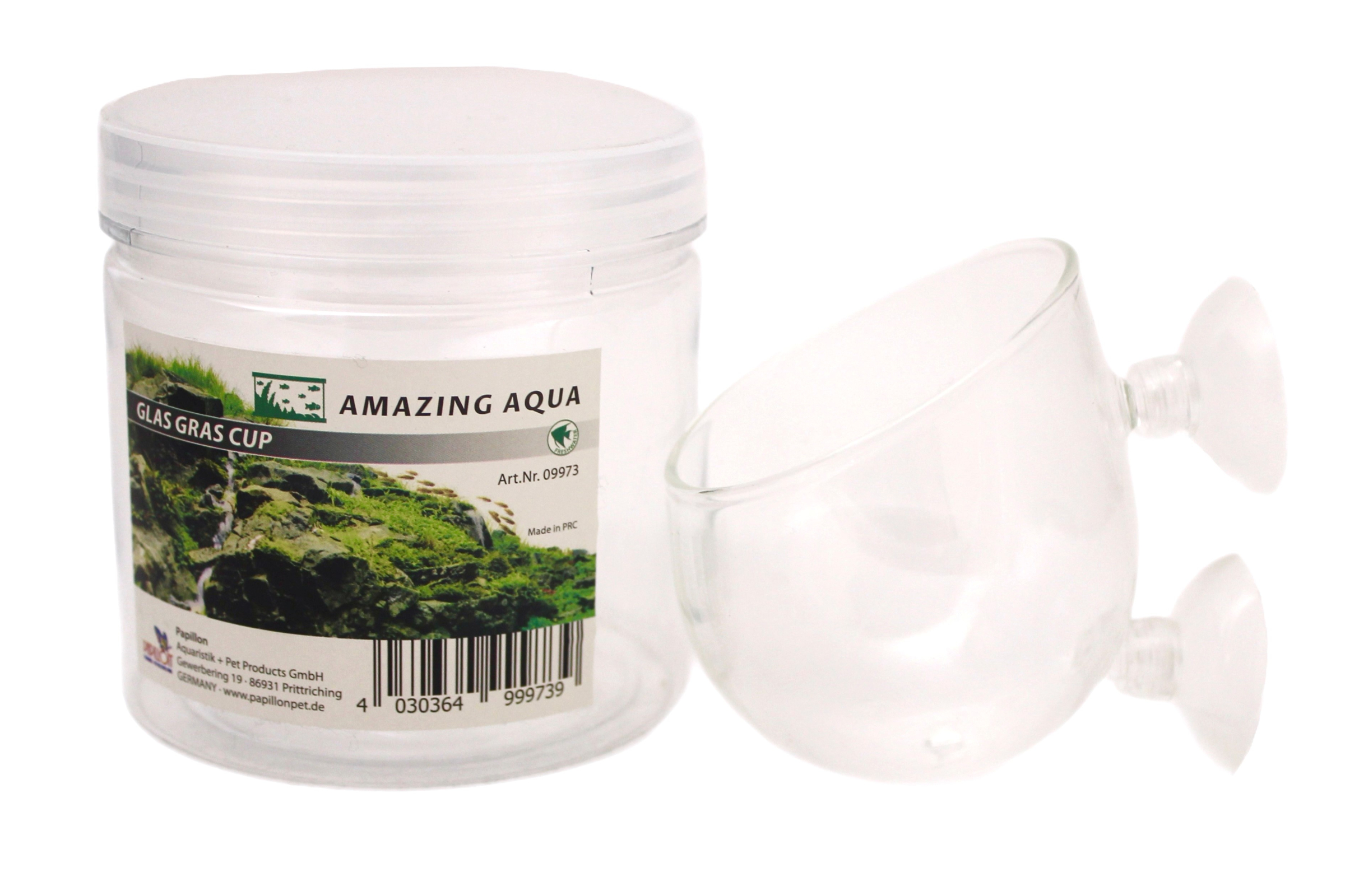 Amazing Aqua Glas Gras Cup, Pflanzbehälter
